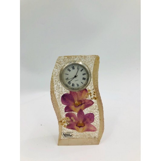 Acrylic Orchid Clock AOS (common)